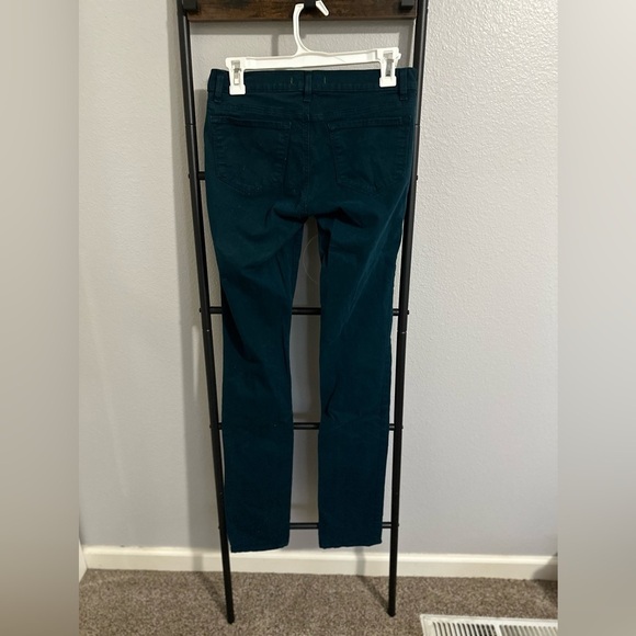 🚨J Brand Skinny Jeans Pencil Leg in Riviera Blue Green/Deep Teal. Size: 26. - Picture 7 of 9